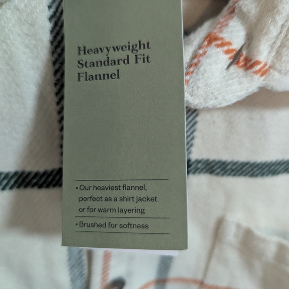 Goodfellow & Co Men's Plaid Jacket Shacket Sz XXL Cream Color M-010 - Picture 8 of 10